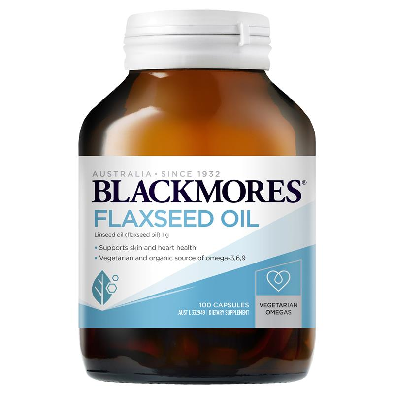 [Expiry: 09/2026] Blackmores Flaxseed Oil 100 Capsules