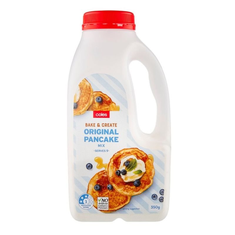 [Expiry: 20/06/25] Coles Original Pancake Shake Mix 350g