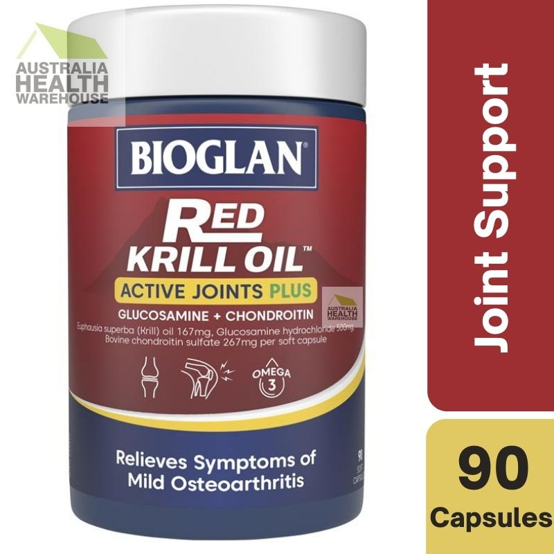 [Expiry: 08/2027] Bioglan Red Krill Oil Active Joints Plus 90 Capsules