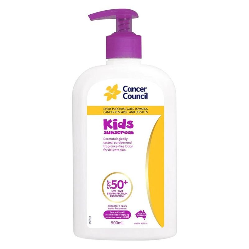 [Expiry: 08/2026] Cancer Council Kids Sunscreen Pump SPF 50+ 500mL