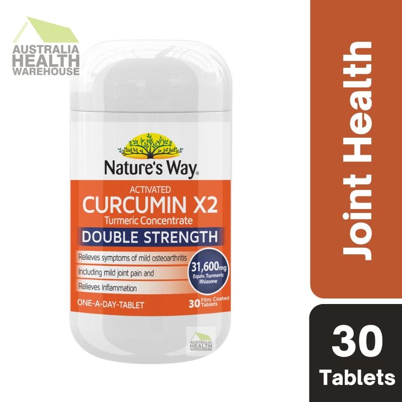 [Expiry: 07/2024] Nature's Way Activate Curcumin Double Strength One-A-Day 30 Tablets