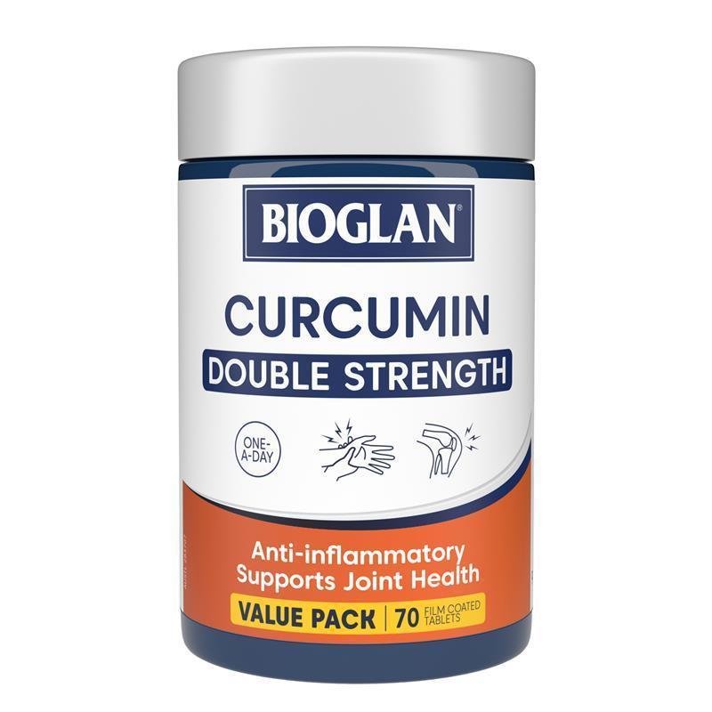 [Expiry: 07/2027] Bioglan Curcumin Double Strength 1200mg 70 Tablets