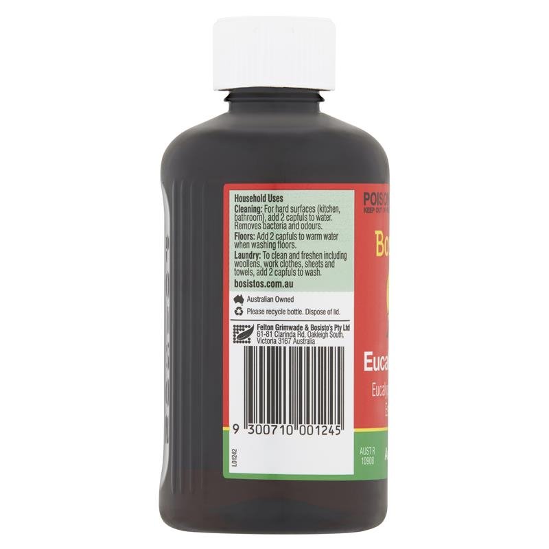 [Expiry: 08/2025] Bosisto’s Eucalyptus Oil 175mL