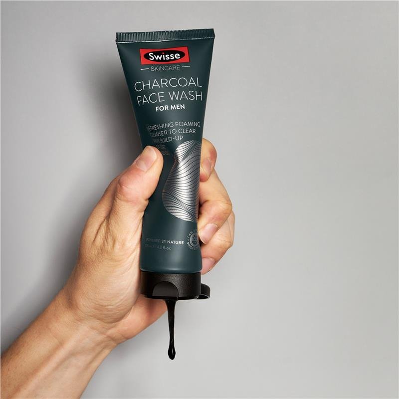 Swisse Skincare Charcoal Face Wash For Men 120mL