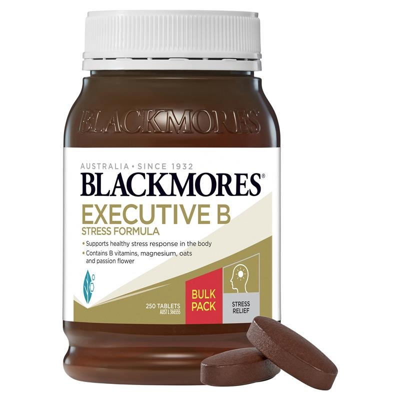 [Expiry: 05/2027] Blackmores Executive B Stress Formula 250 Tablets