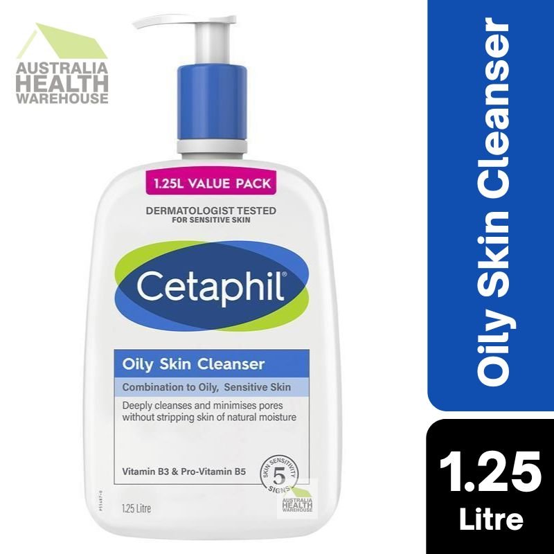 [Expiry: 03/2027] Cetaphil Oily Skin Cleanser 1.25 Litre