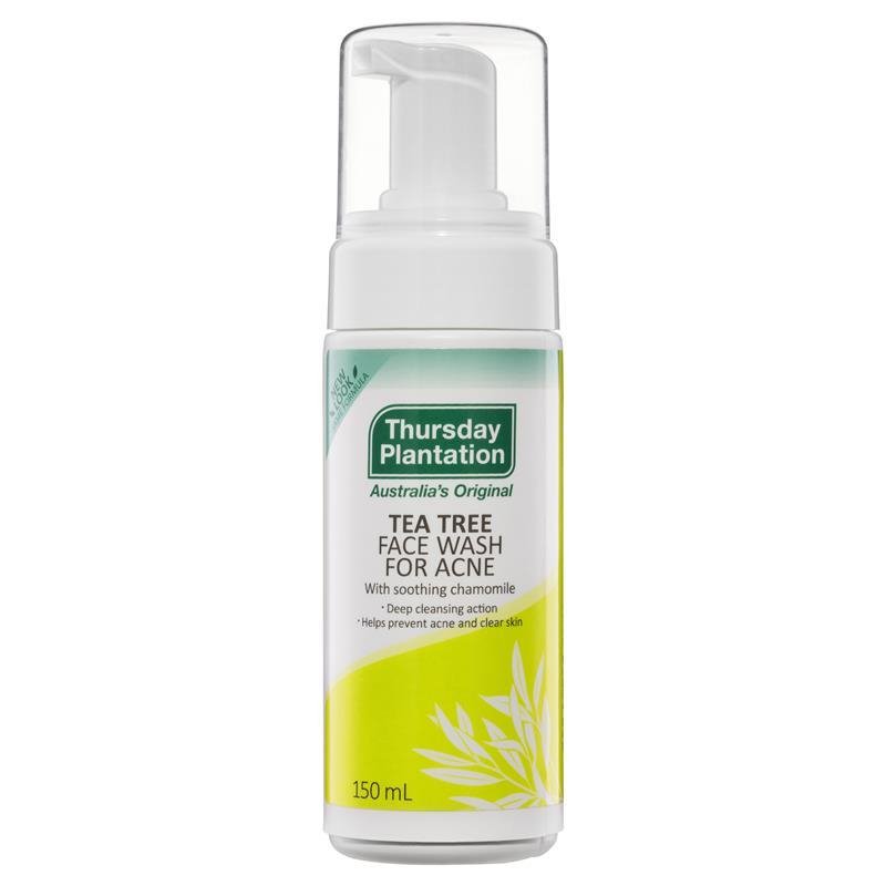 [CLEARANCE Expiry: 08/2024] Thursday Plantation Tea Tree Face Wash for Acne 150mL