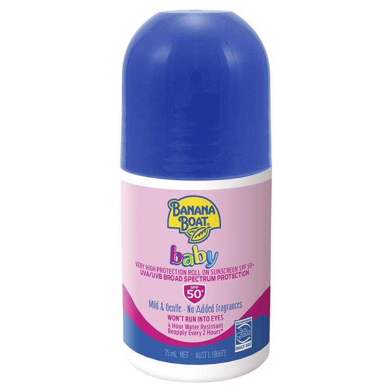 [Expiry: 10/2025] Banana Boat SPF 50+ Baby Sunscreen Roll-on 75mL