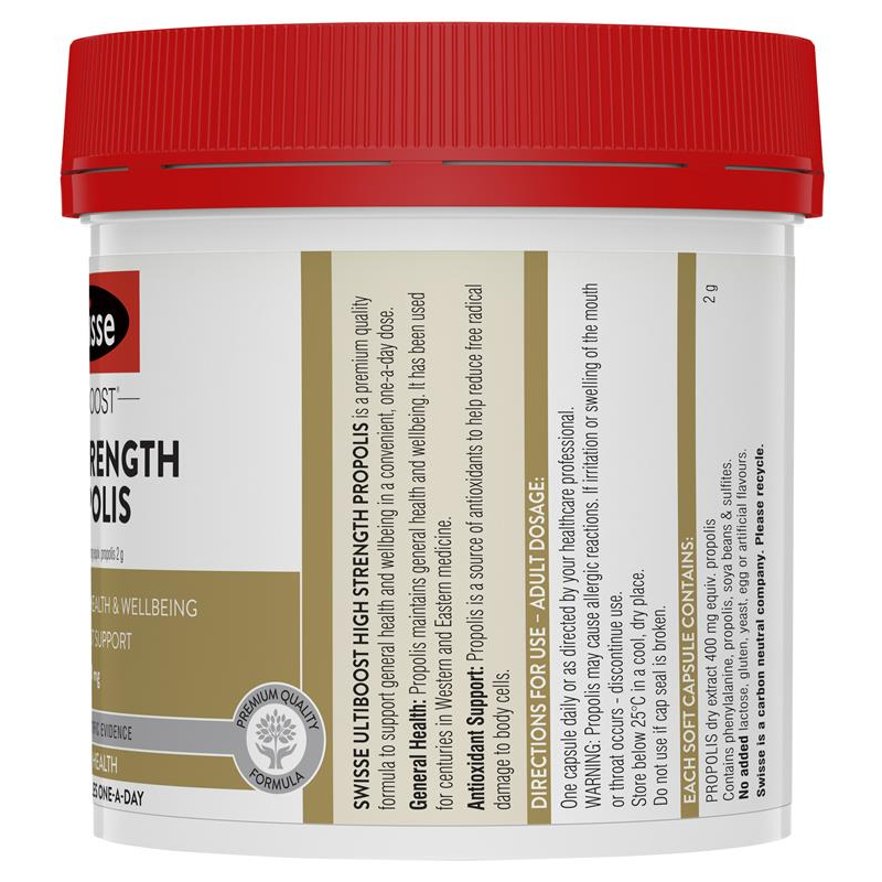 [Expiry: 08/2026] Swisse Ultiboost High Strength Propolis 2000mg 210 Capsules