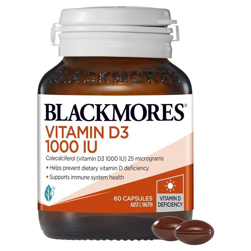 [Expiry: 03/2027] Blackmores Vitamin D3 1000IU 60 Tablets