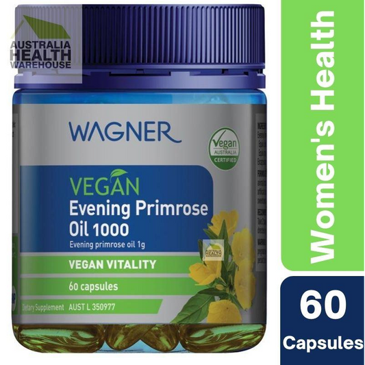 [Expiry: 05/2026] Wagner Vegan Evening Primrose Oil 1000mg 60 Capsules