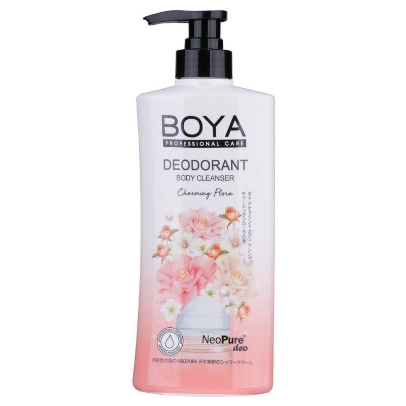 BodyWash Deodorant Cleanser Gel Boya Charming Flora 500mL January 2025