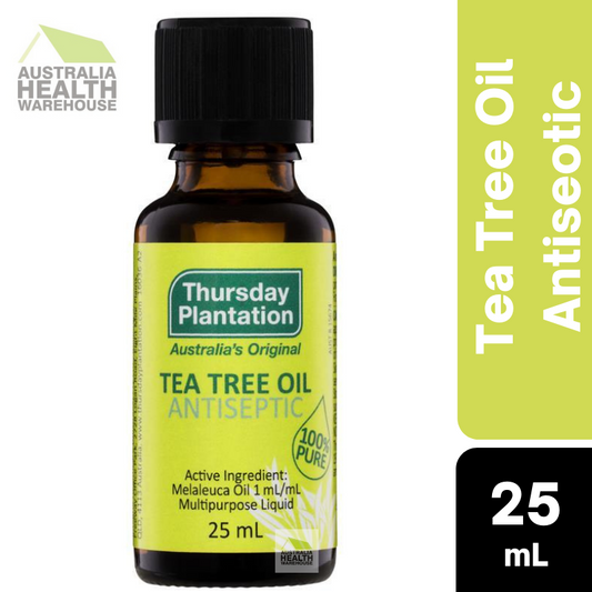 [CLEARANCE Expiry: 04/2025] Thursday Plantation 100% Pure Tea Tree Oil 25mL