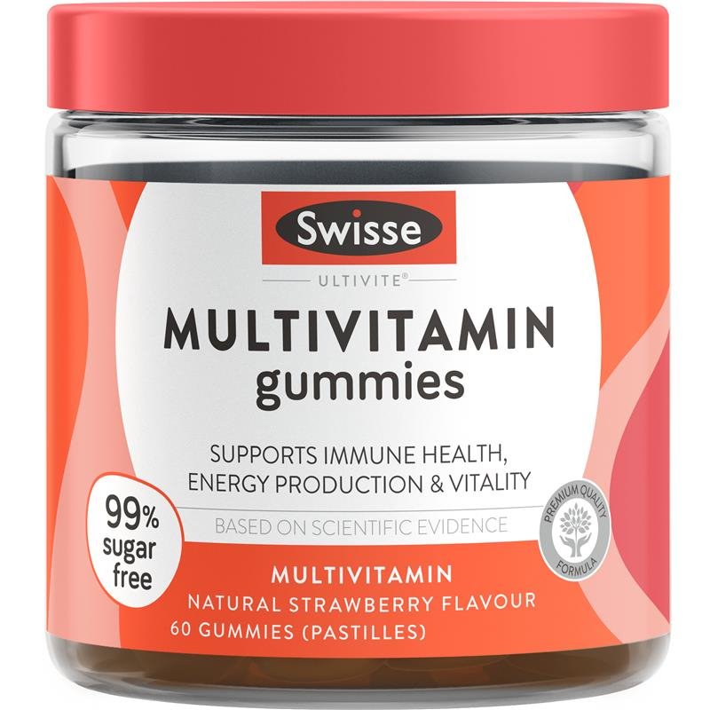 [CLEARANCE Expiry: 12/2024] Swisse Ultiboost Multivitamin 60 Gummies