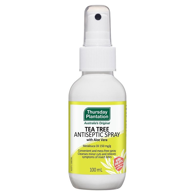 [Expiry: 02/2027] Thursday Plantation Tea Tree Antiseptic Spray with Aloe Vera 100mL