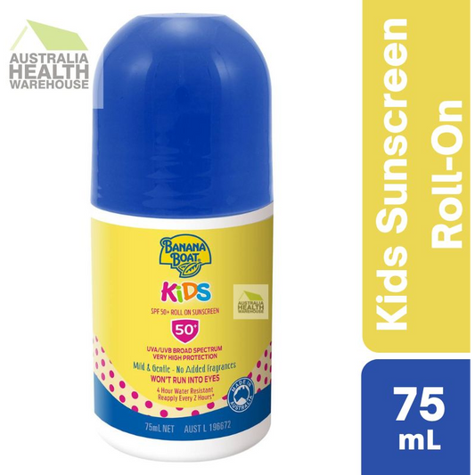 [Expiry: 06/2026] Banana Boat Kids Sunscreen Roll-on SPF 50+ 75mL