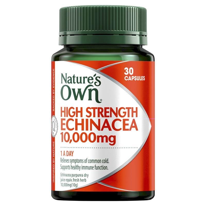 [Expiry: 01/2027] Nature's Own High Strength Echinacea 10,000mg 30 Capsules