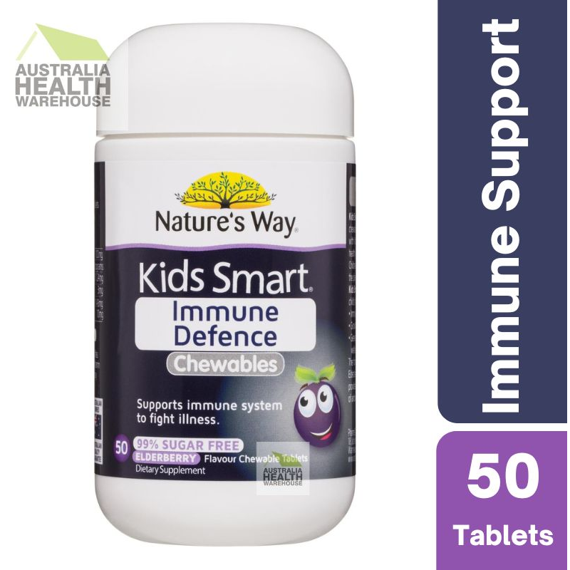 Nature's Way Kids Smart Immunity Defence 50 Chewable Tablets March 2024