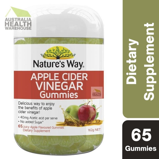 [CLEARANCE Expiry: 10/2024] Nature's Way Apple Cider Vinegar 65 Gummies