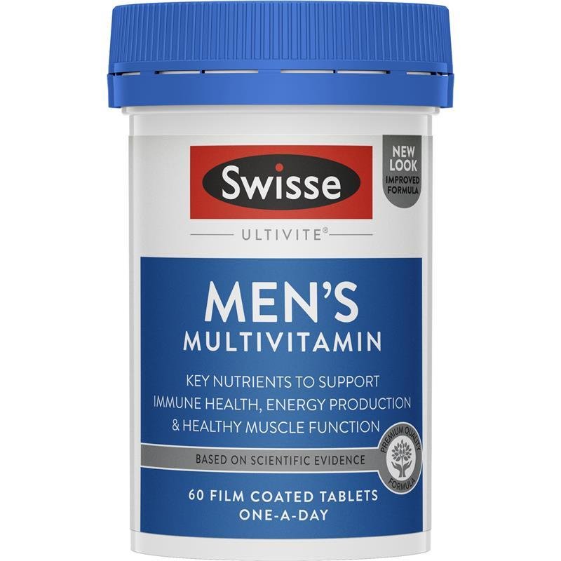 [Expiry: 11/2025] Swisse Men's Ultivite Multivitamin 60 Tablets