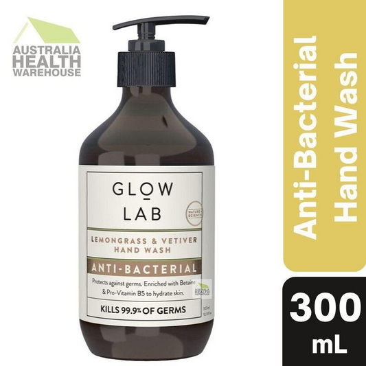 [Expiry: 02/2026] Glow Lab Lemongrass & Vetiver Hand Wash Anti-Bacterial 300mL