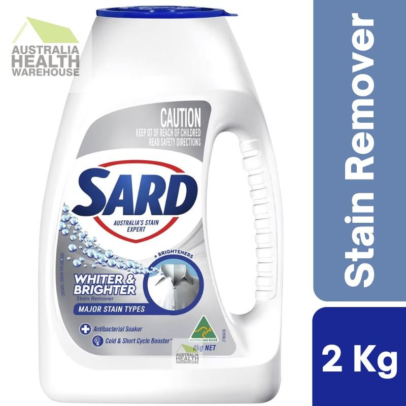 [Expiry: 11/2025] Sard Whiter & Brighter Stain Remover Antibacterial Powder Soaker 2kg