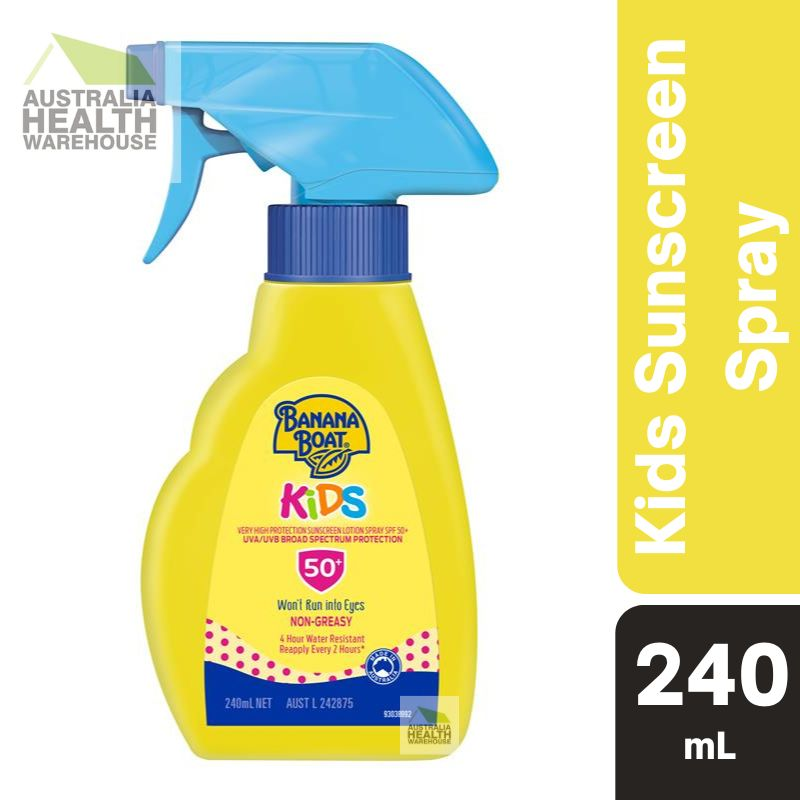 [Expiry: 05/2026] Banana Boat Kids Sunscreen SPF 50+ Trigger Spray 240mL