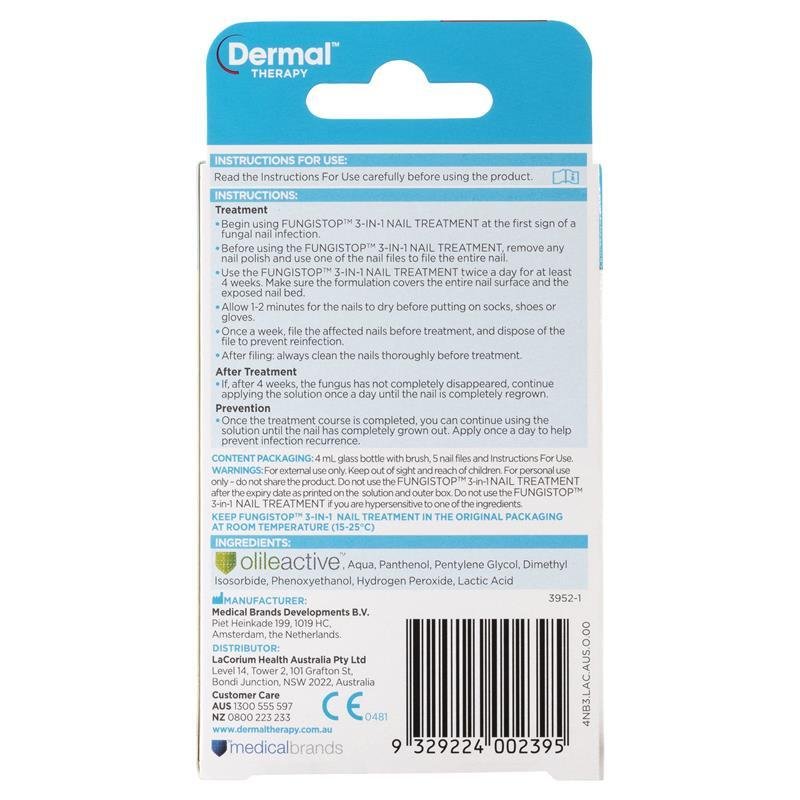 [Expiry: 03/2024] Dermal Therapy Fungistop 3-in-1 4mL Solution