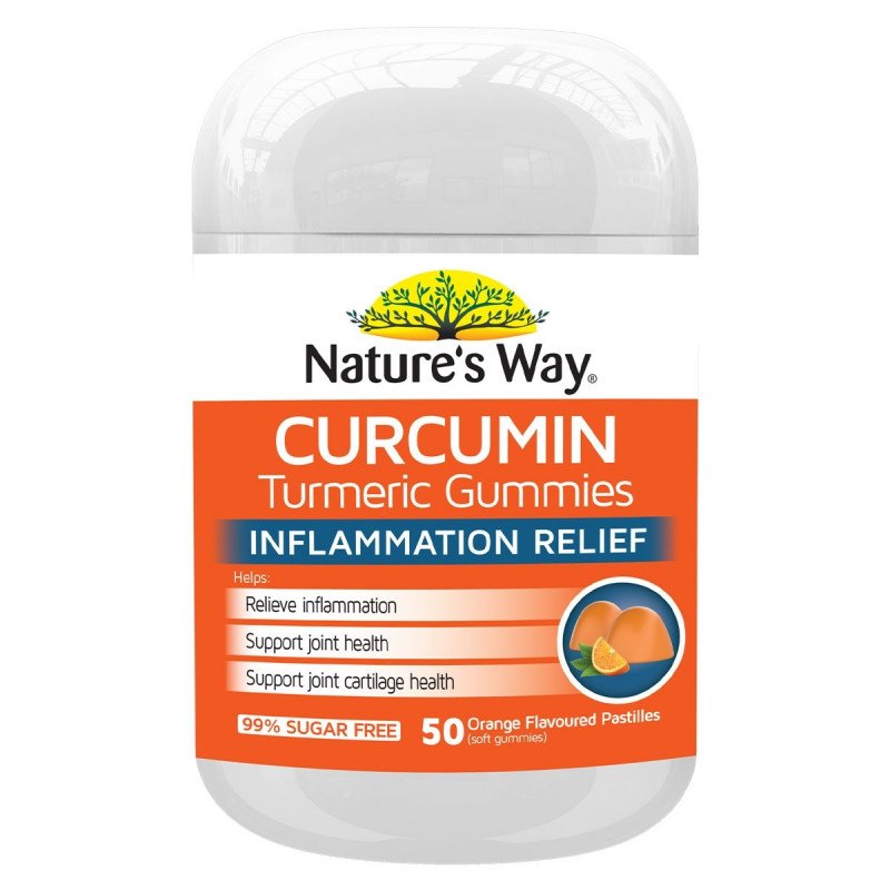 Nature's Way Curcumin Turmeric Gummies 50 Pastilles July 2024