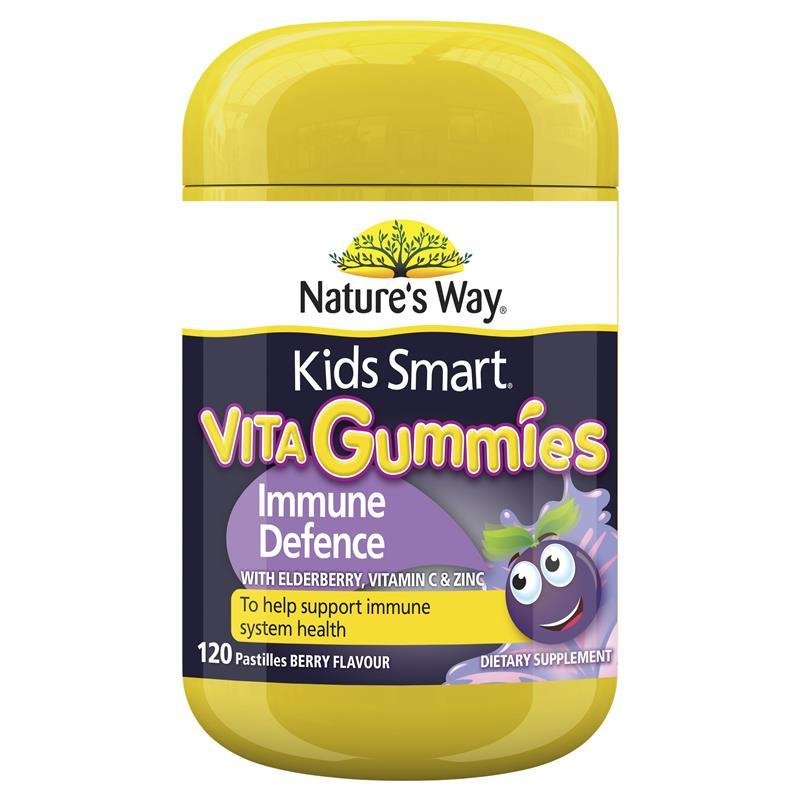 [Expiry: 10/2025] Nature's Way Kids Smart Vita Gummies Immune Defence 120 Pastilles