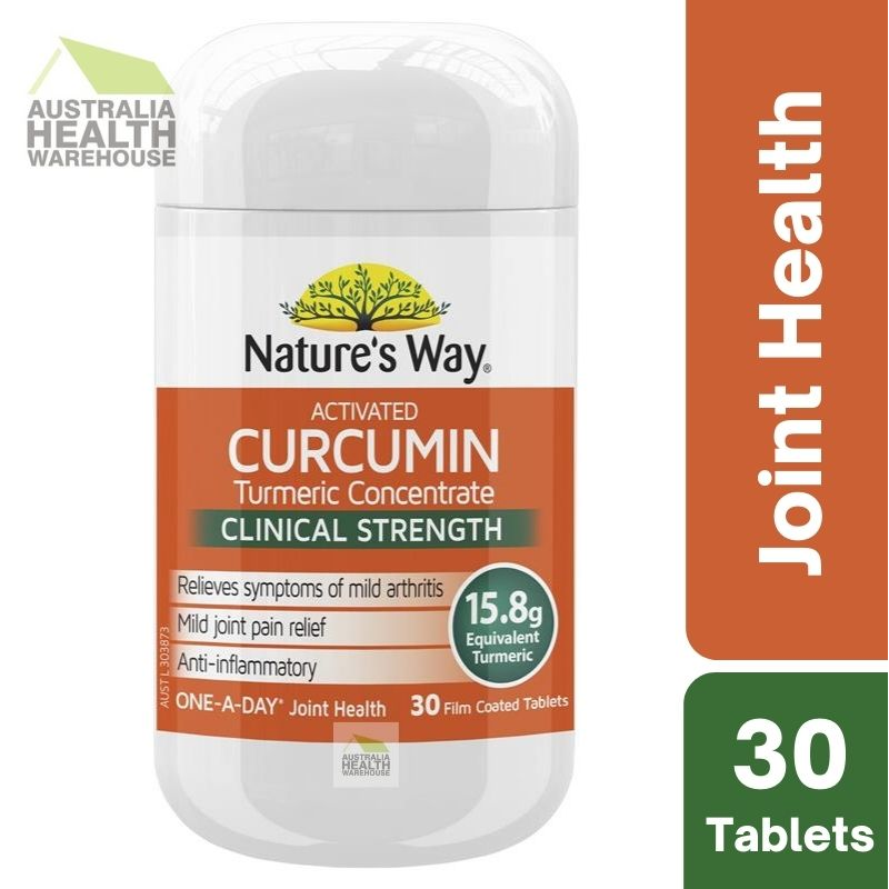 [Expiry: 03/2026] Nature's Way Curcumin Turmeric Concentrate One-A-Day 30 Tablets