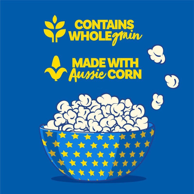 [Expiry: 01/08/2025] Poppin Microwave Popcorn Triple Butter Flavour 100g