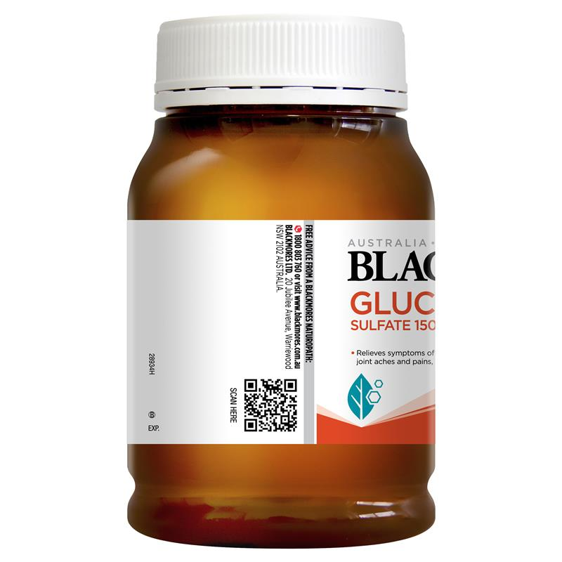 [Expiry: 07/2027] Blackmores Glucosamine Sulfate 1500 One-A-Day 180 Tablets