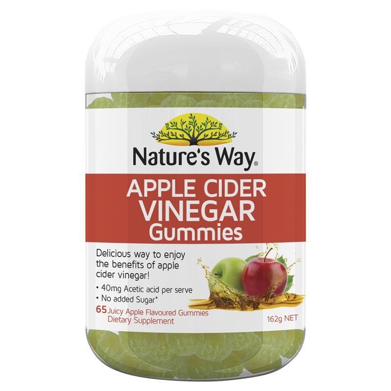 [CLEARANCE Expiry: 10/2024] Nature's Way Apple Cider Vinegar 65 Gummies