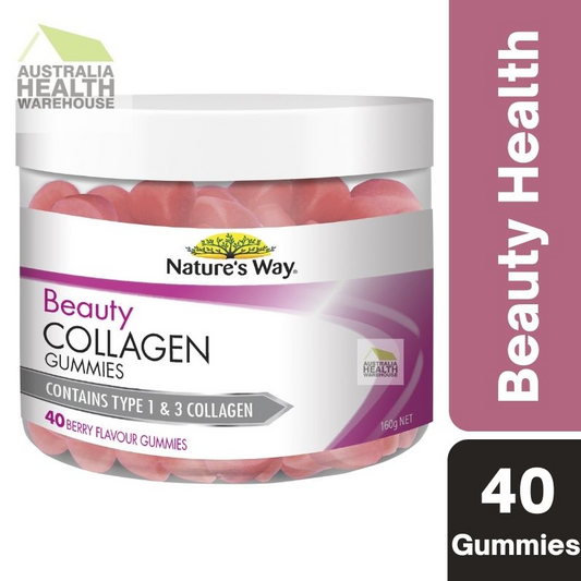 [CLEARANCE: 07/2024] Nature's Way Beauty Collagen Gummies 40 Gummies