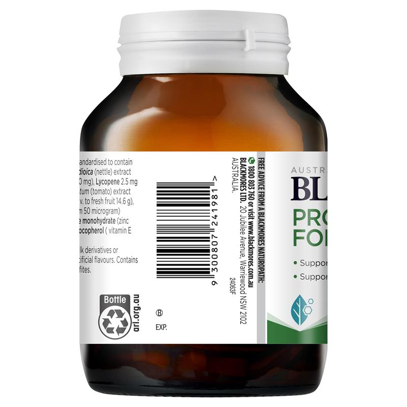 [Expiry: 08/2025] Blackmores Prostate Health Formula 60 Capsules