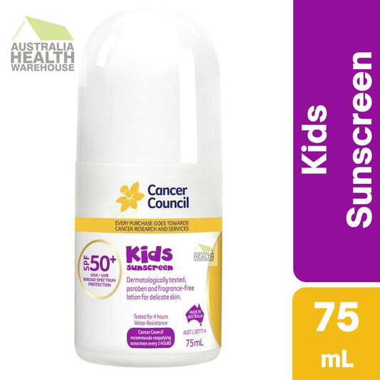 [Expiry: 02/2027] Cancer Council Kids Sunscreen SPF 50+ Roll On 75mL