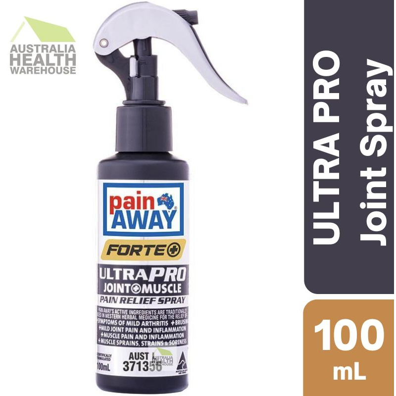 [Expiry: 07/2025] Pain Away Forte + Ultra Pro Joint & Muscle Pain Relief Spray 100mL