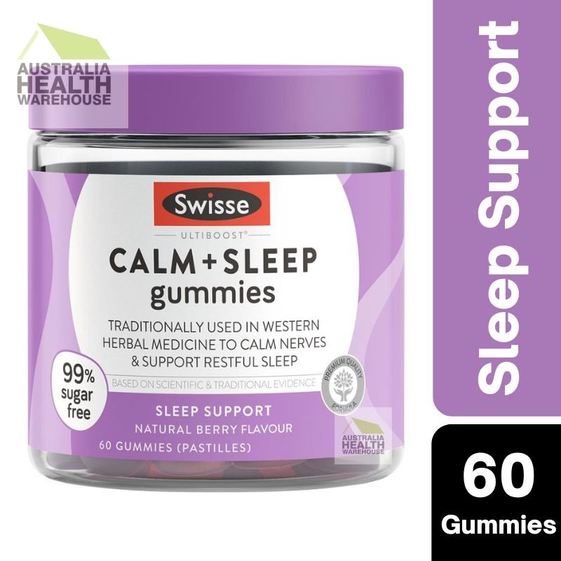 [Expiry: 05/2025] Swisse Ultiboost Calm + Sleep 60 Gummies