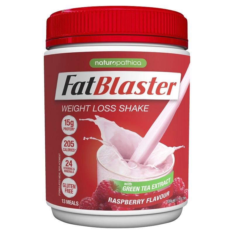 [Expiry: 10/2025] Naturopathica FatBlaster Weight Loss Raspberry Ripple Shake 430g