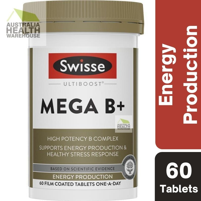 [CLEARANCE Expiry: 03/2025] Swisse Ultiboost Mega B + 60 Tablets