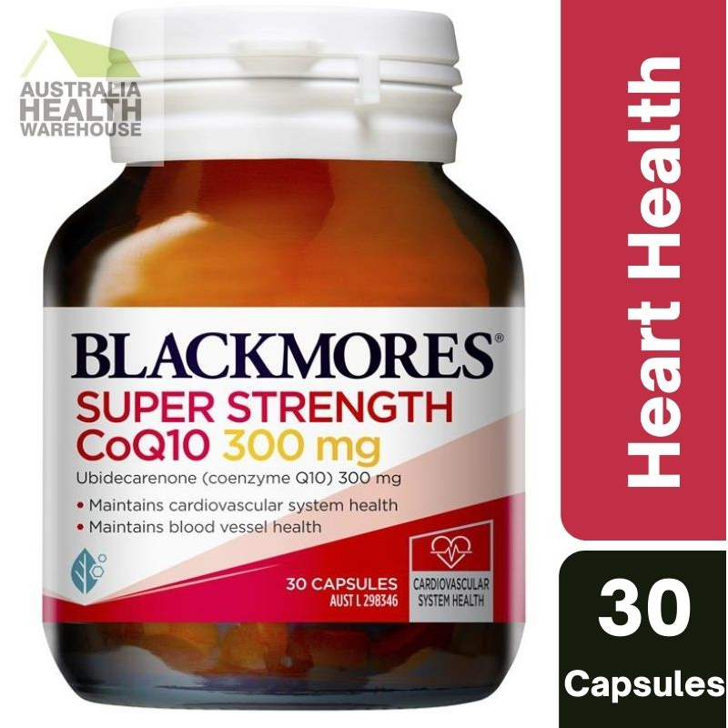 [Expiry: 10/2025] Blackmores Super Strength CoQ10 300mg 30 Capsules