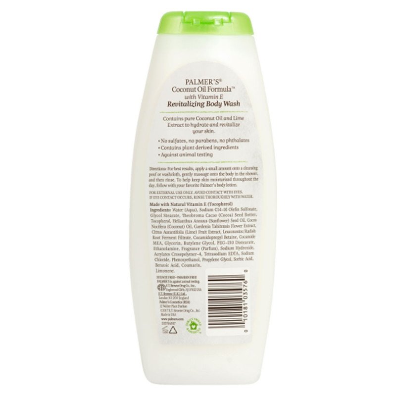 Palmer's Revitalizing Coconut Oil Body Wash with Lime Extract 400mL