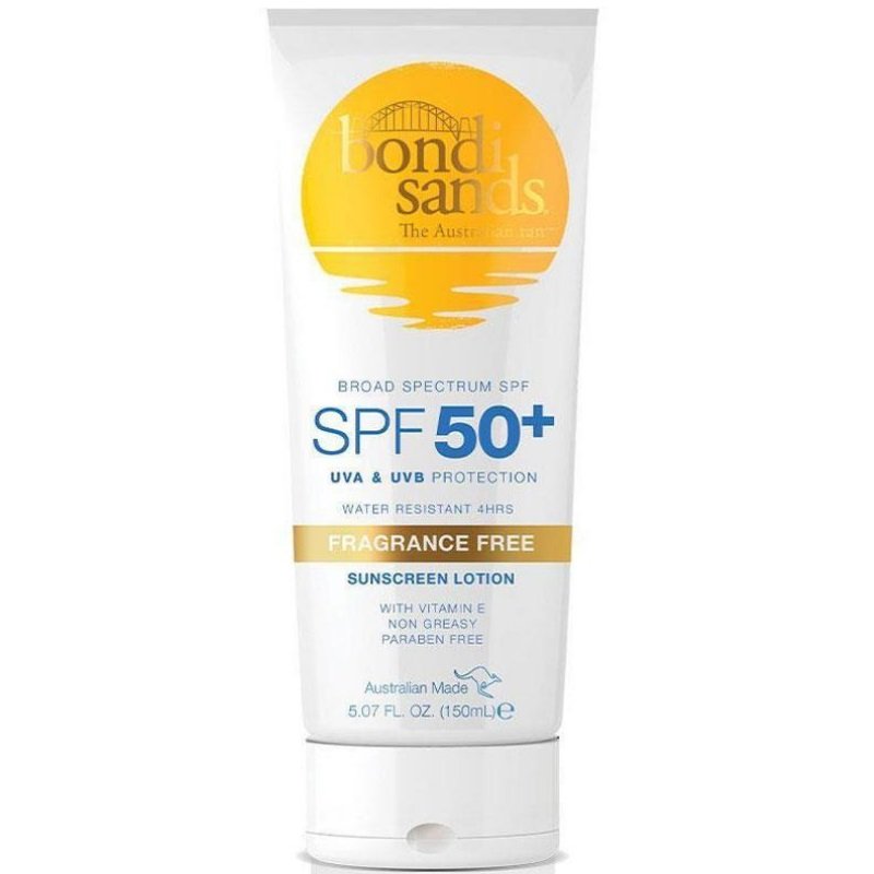 [Expiry: 11/2026] Bondi Sands SPF 50+ Sunscreen Lotion Fragrance-Free 150mL