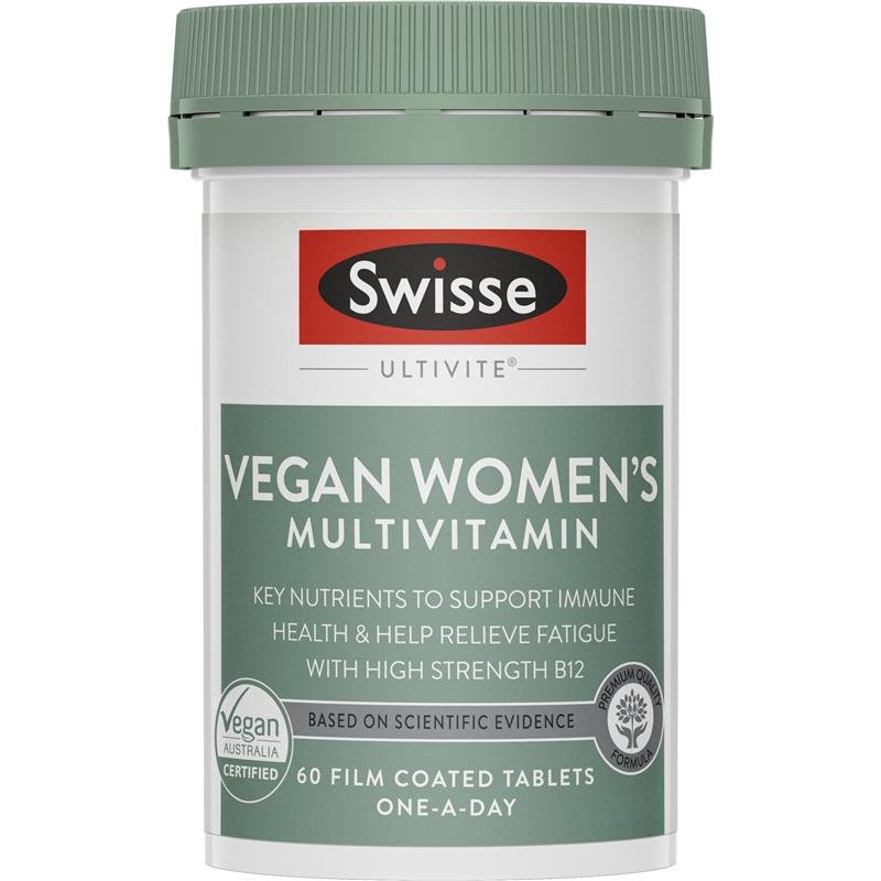 [CLEARANCE Expiry: 06/2024] Swisse Ultivite Vegan Women's Multivitamin 60 Tablets