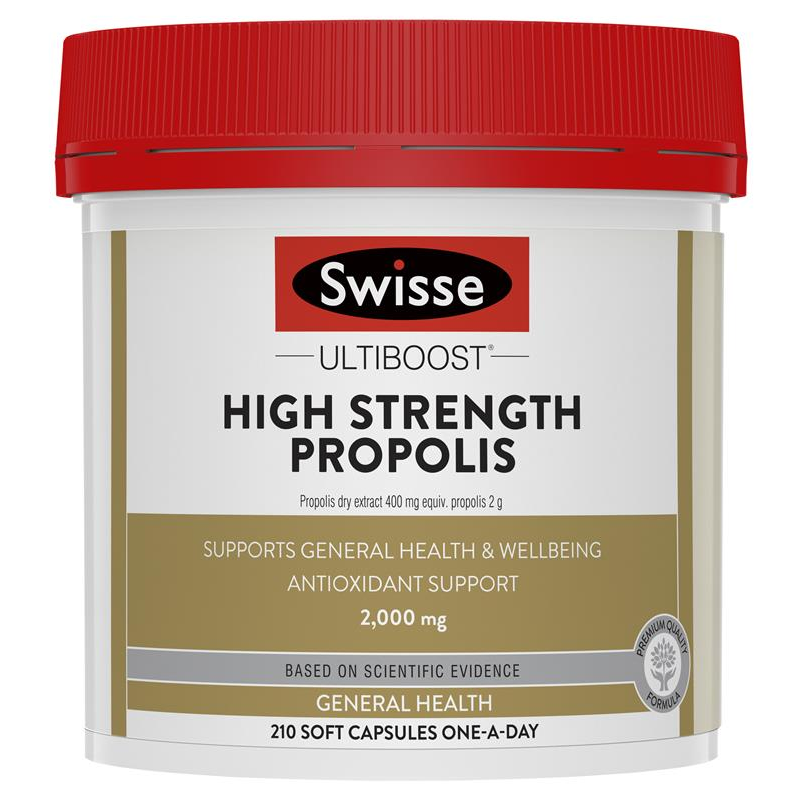 [Expiry: 08/2026] Swisse Ultiboost High Strength Propolis 2000mg 210 Capsules