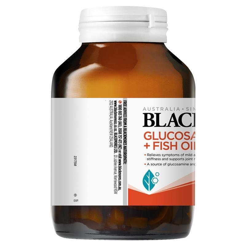 [Expiry: 01/2026] Blackmores Glucosamine + Fish Oil 90 Capsules