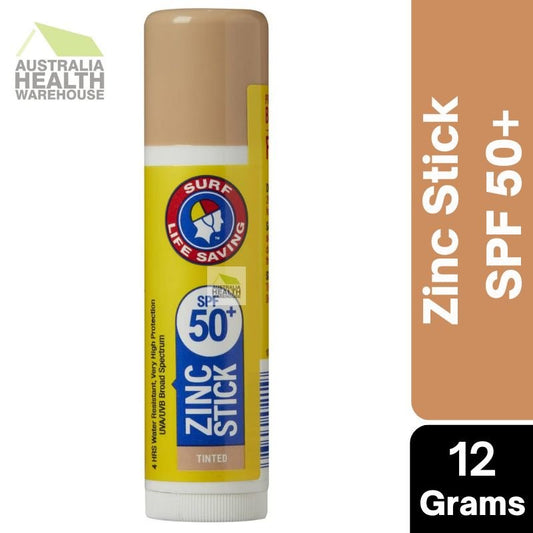 [Expiry: 08/2026] Surf Life Saving SPF 50+ Zinc Stick Tinted 12g