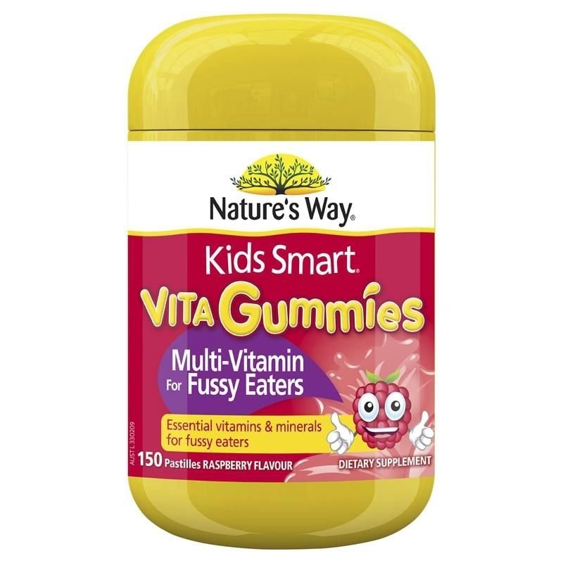 [CLEARANCE Expiry: 12/2024] Nature's Way Kids Smart Vita Gummies Multi-Vitamin for Fussy Eaters 150 Gummies