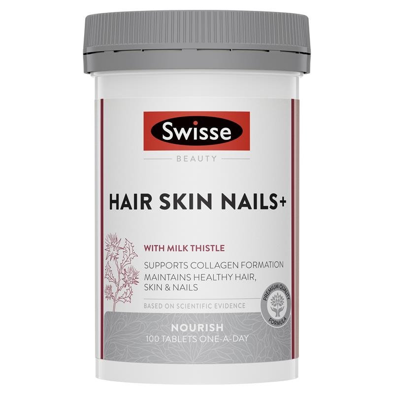 [CLEARANCE Expiry: 02/2025] Swisse Beauty Hair Skin Nails+ 100 Tablets